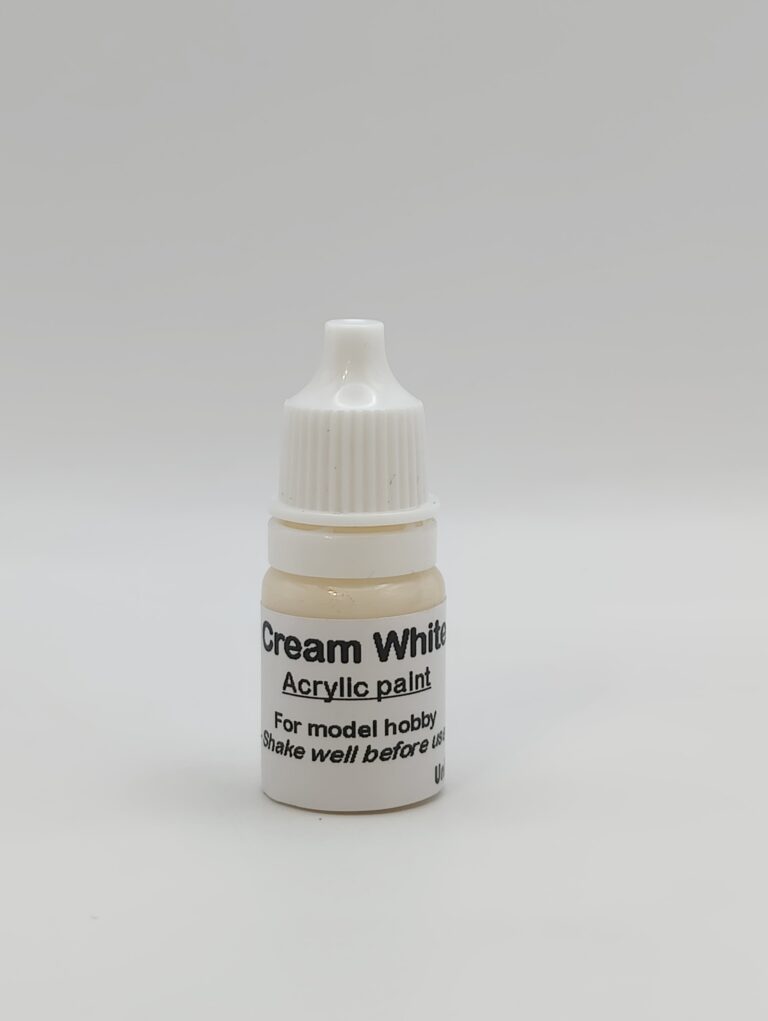 Creme hvid maling - 5 ml