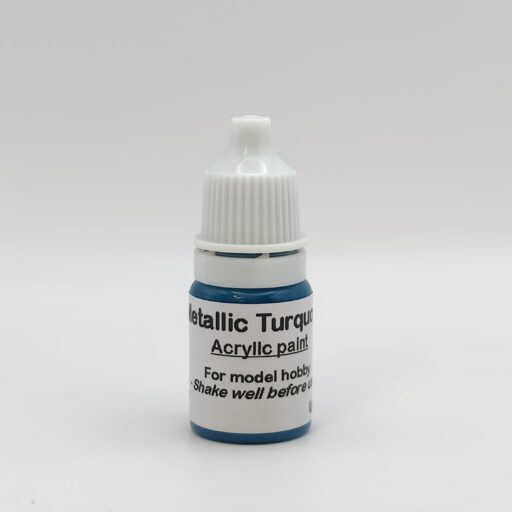 Metallic tyrkis maling - 5 ml