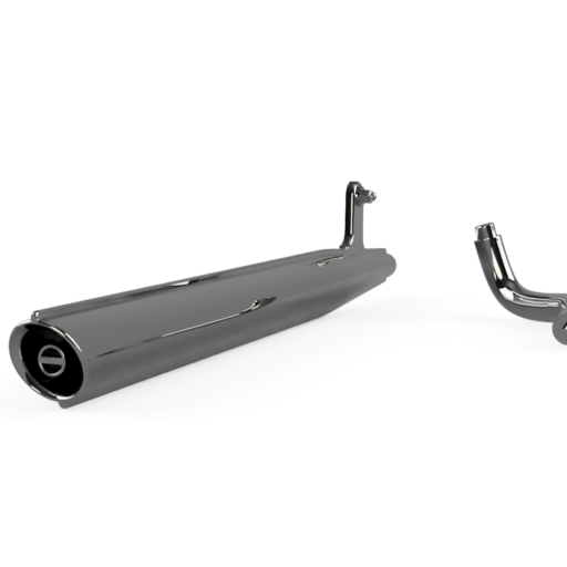 Detaljeret Yamaha FS1 tunudstødning i skala 1/9 med synlig fløjte og separat forrør