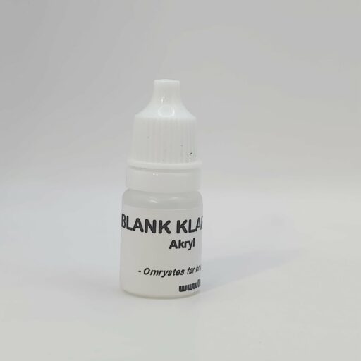 Blank klarlak hobbymaling til modelbyg