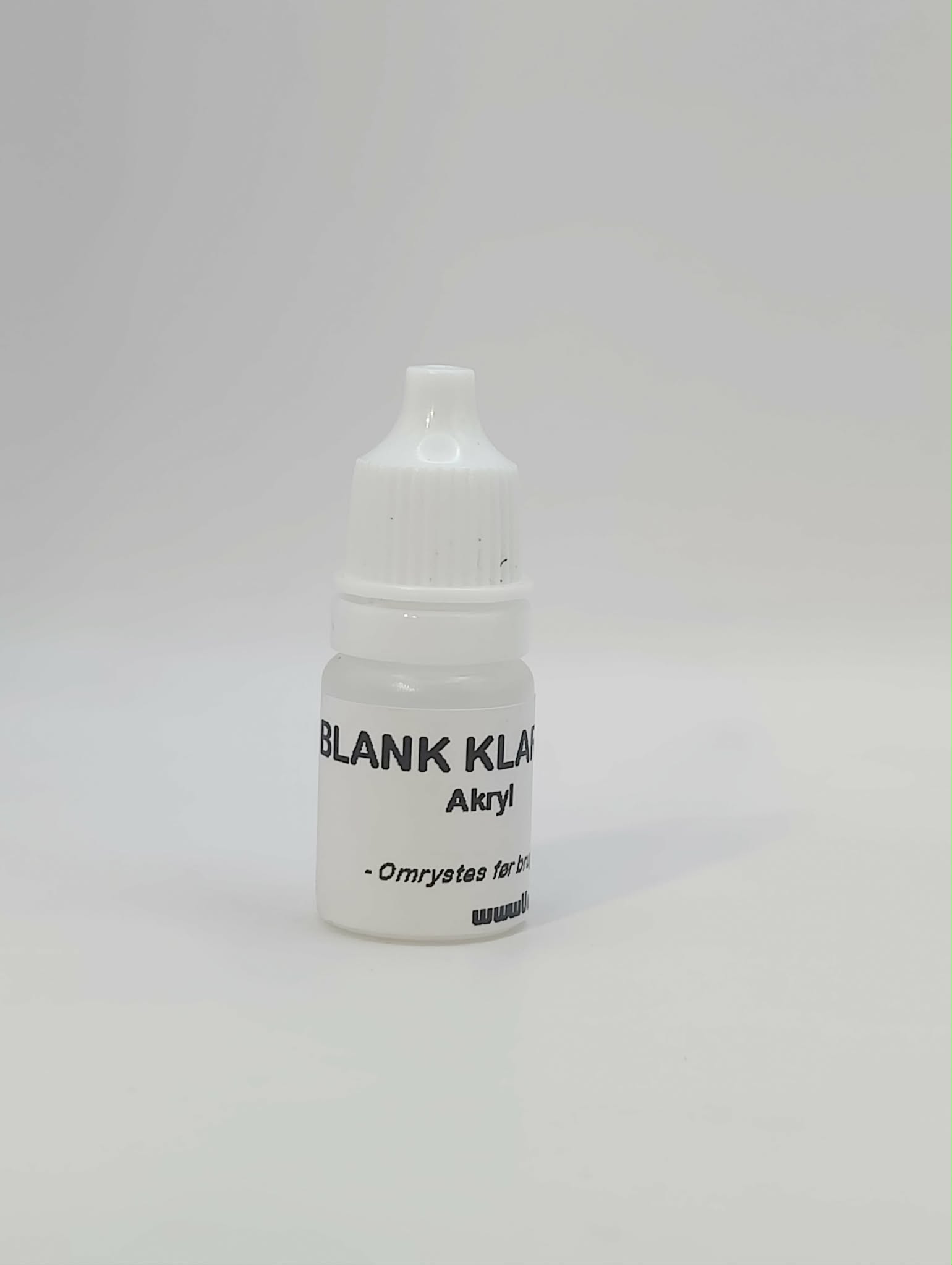 Blank klarlak hobbymaling til modelbyg