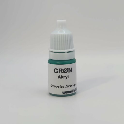 Grøn hobbymaling til modelbyg