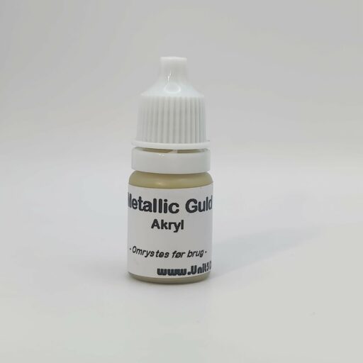 Metallic guld hobbymaling til modelbyg