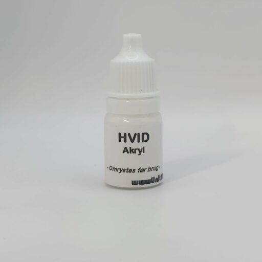 Hvid hobbymaling til modelbyg