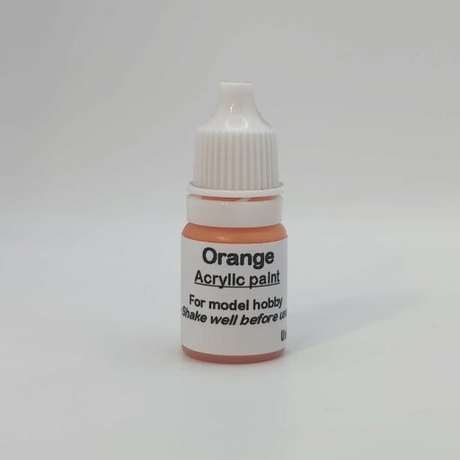 Orange hobbymaling til modelbyg