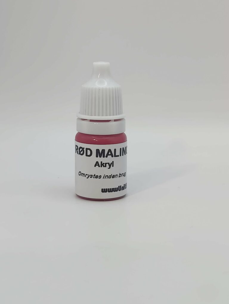 Rød maling - 5 ml