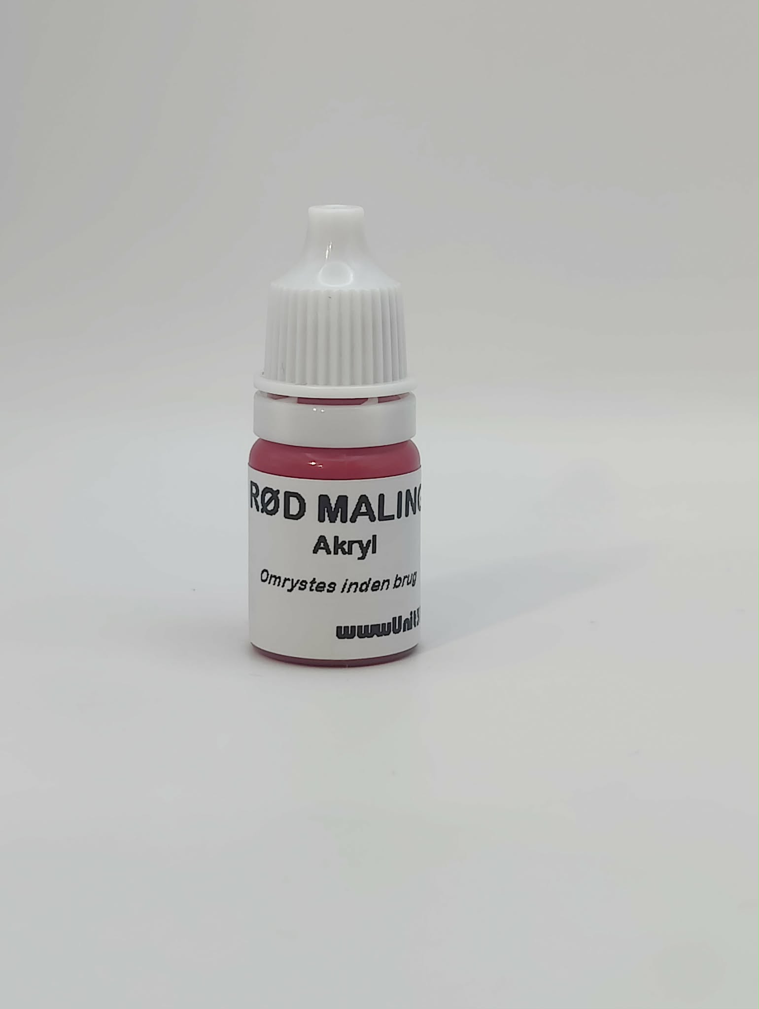Rød hobbymaling til modelbyg. Puch Maxi